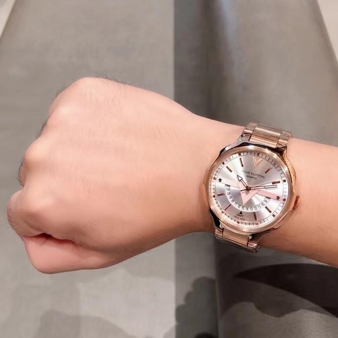 Replica LOUIS VUITTON LV 904l Stainless Steel Quartz Watch 41MM