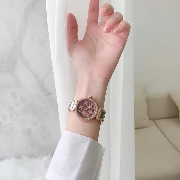 Replica LOUIS VUITTON LV 904l Stainless Steel Quartz Watch 33MM