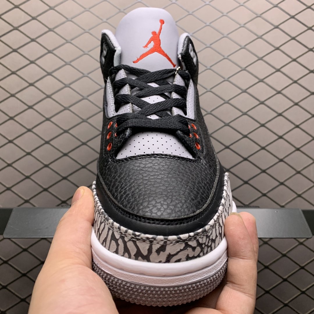 Replica Air Jordan Shoe Air Jordan 3 RetroBlack Cement AJ33 854262-001 40-47 Size M7-M13.5