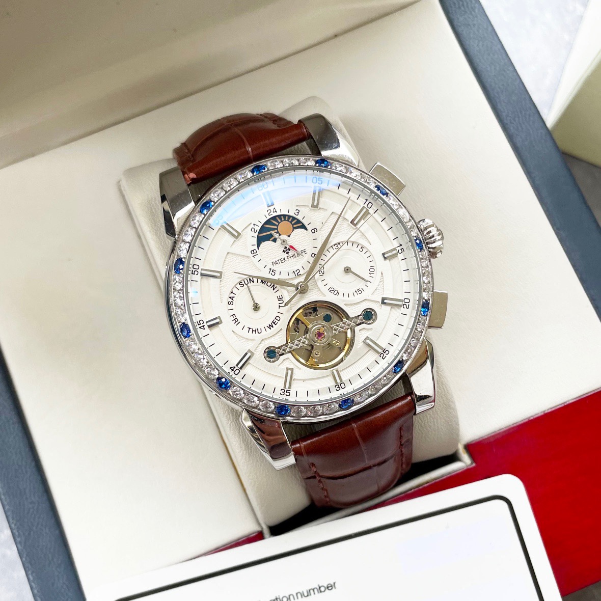Replica Patek Philippe Tourbillon 904l Stainless Steel Automatic Mechanical Watch 43mm