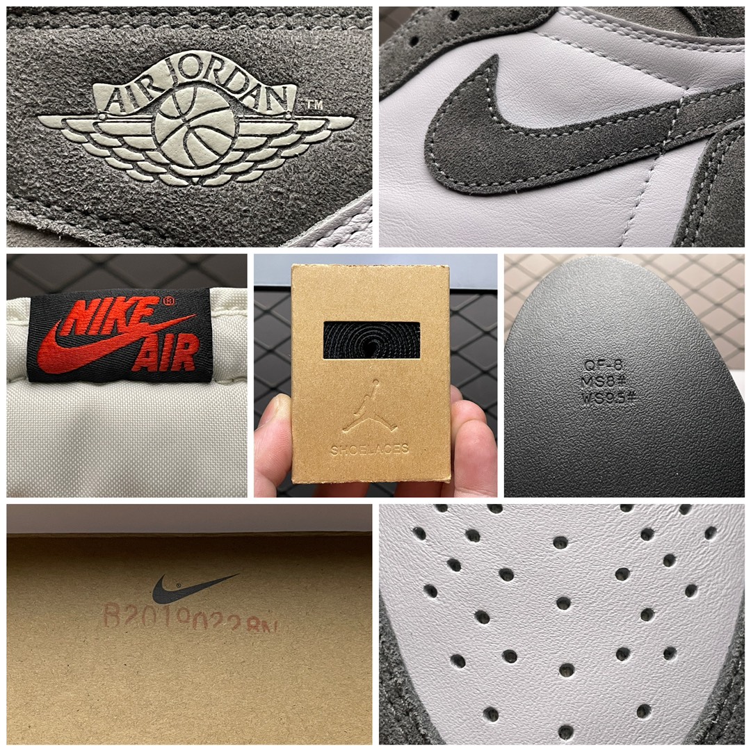 Replica Air Jordan Shoe Air Jordan 1 High Washed Black Size 40.5-47.5