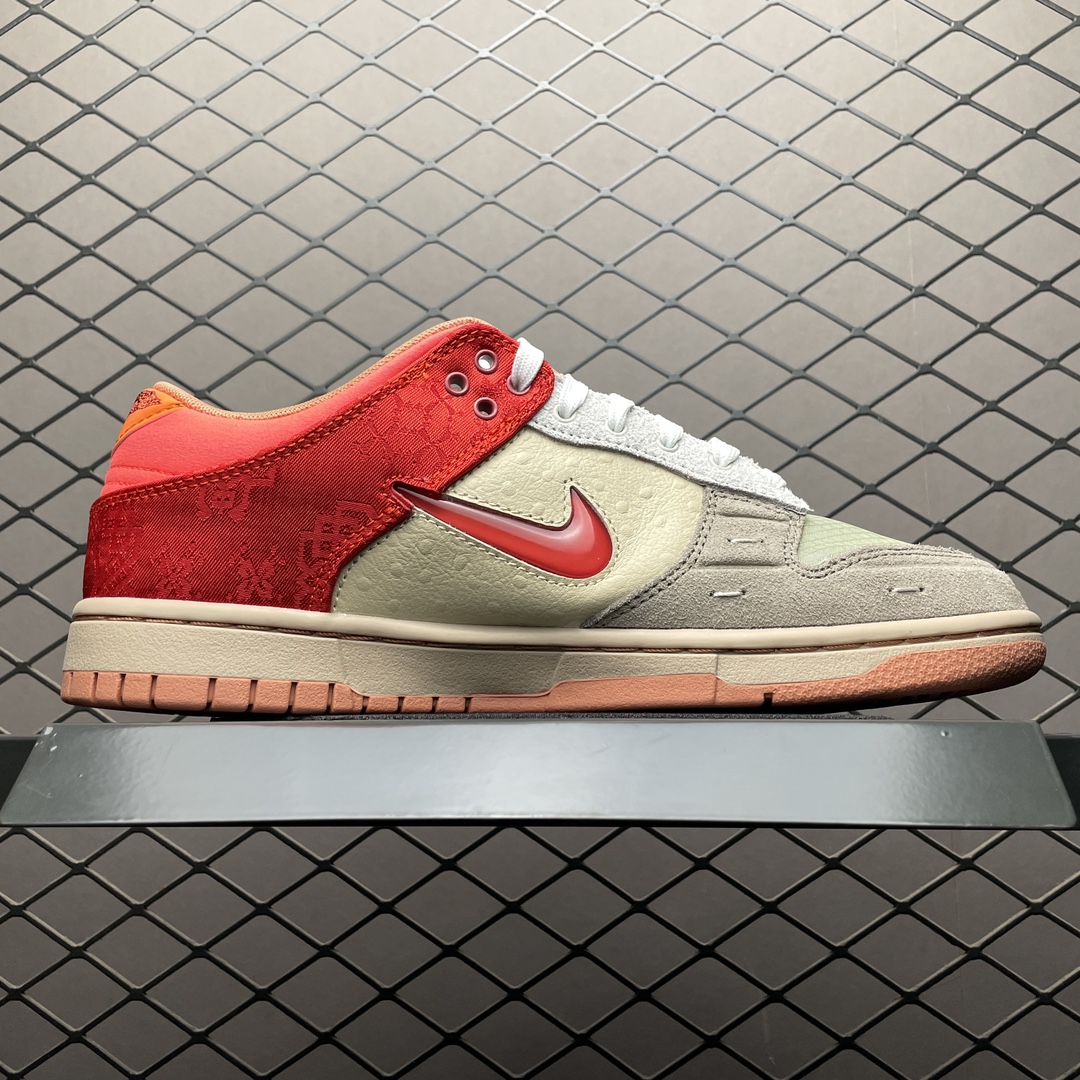Replica Nike Dunk SB Shoe CLOT x Nike Dunk Low The What FN0316-999 Size 36-47.5