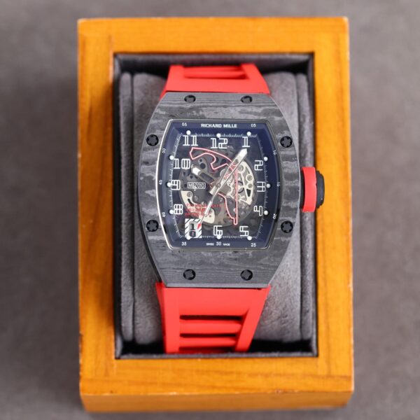 Replica Richard Mille Carbon Fiber Automatic Machine Watch 40MM