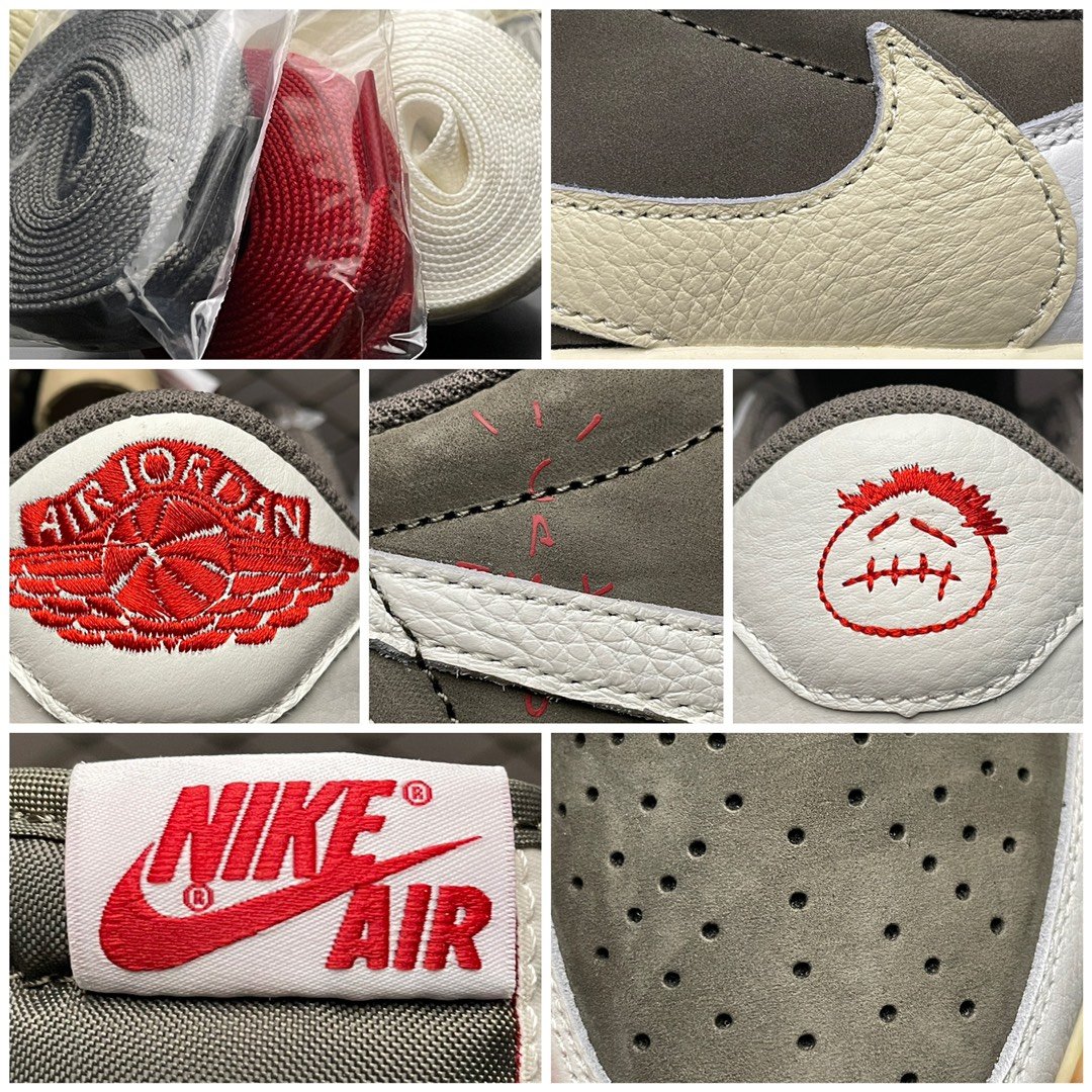 Replica Air Jordan Shoe Travis Scott x Air Jordan 1Reverse Mocha DM7866-162 Size 36-47