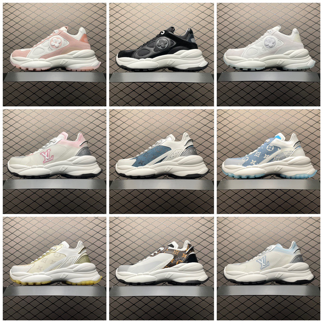 Replica Louis Vuitton Shoe Louis Vuitton LV Run 55 Size 35 36 37 38 39