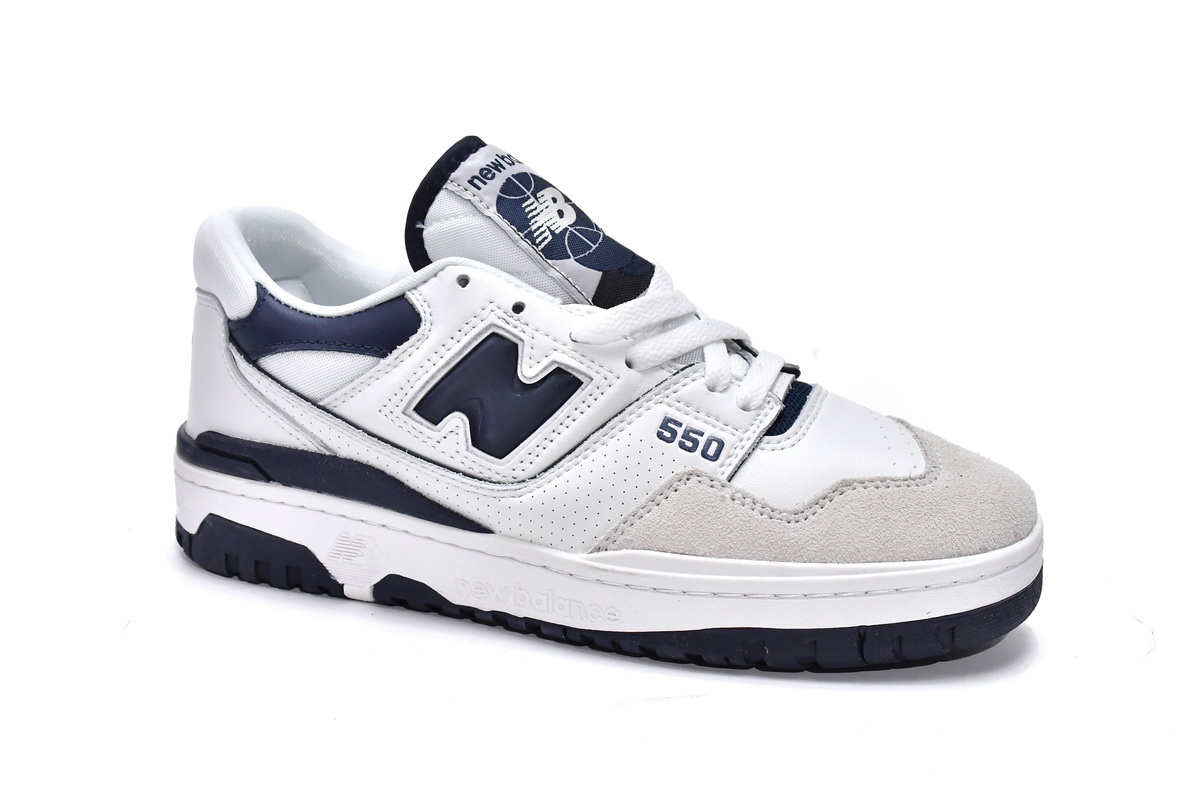Replica New Balance Shoe BB550WA1 New Balance 550 White Navy