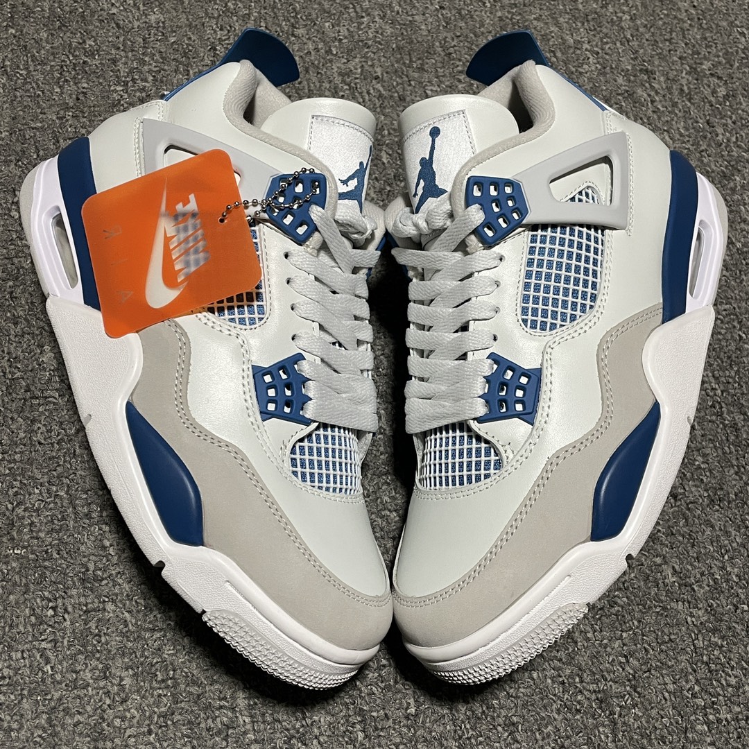 Replica Air Jordan Shoe Air Jordan 4 Military Blue AJ4 FV5029-141 SIZE 40-47.5