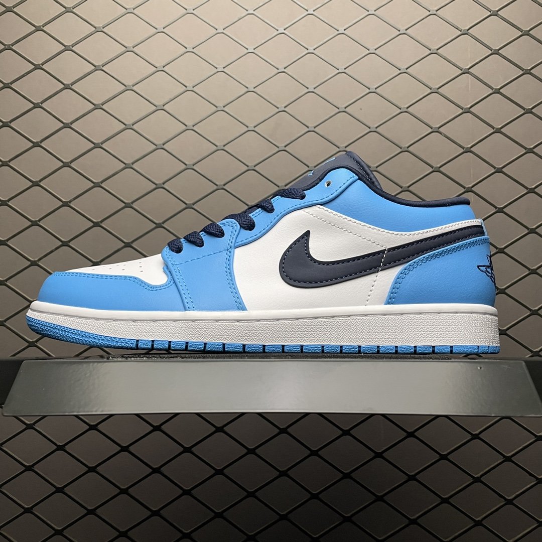 Replica Air Jordan Shoe Air Jordan 1 Low UNC 553558-144 Size 40-45