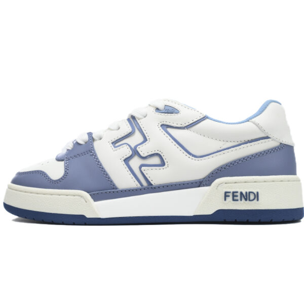 Replica Fendi Shoe Fendi Match White Blue