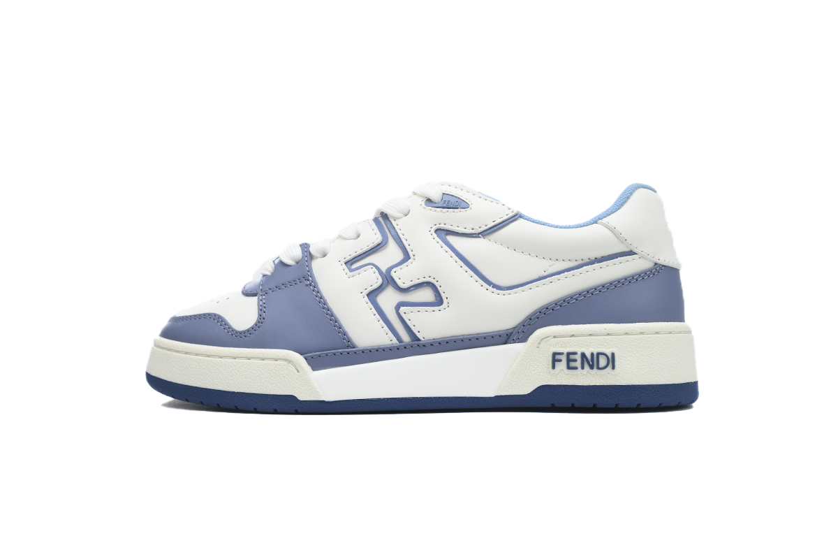 Replica Fendi Shoe Fendi Match White Blue