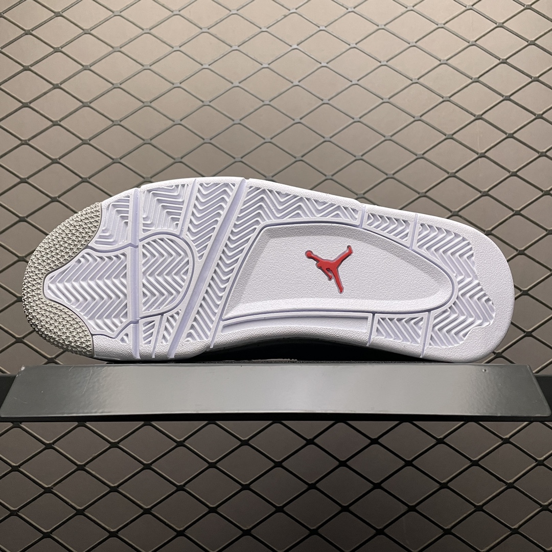 Replica Air Jordan Shoe Air Jordan 4 Tech White AJ4 Women DJ4699-100 Mens CT8527-100 SIZE 36-47.5