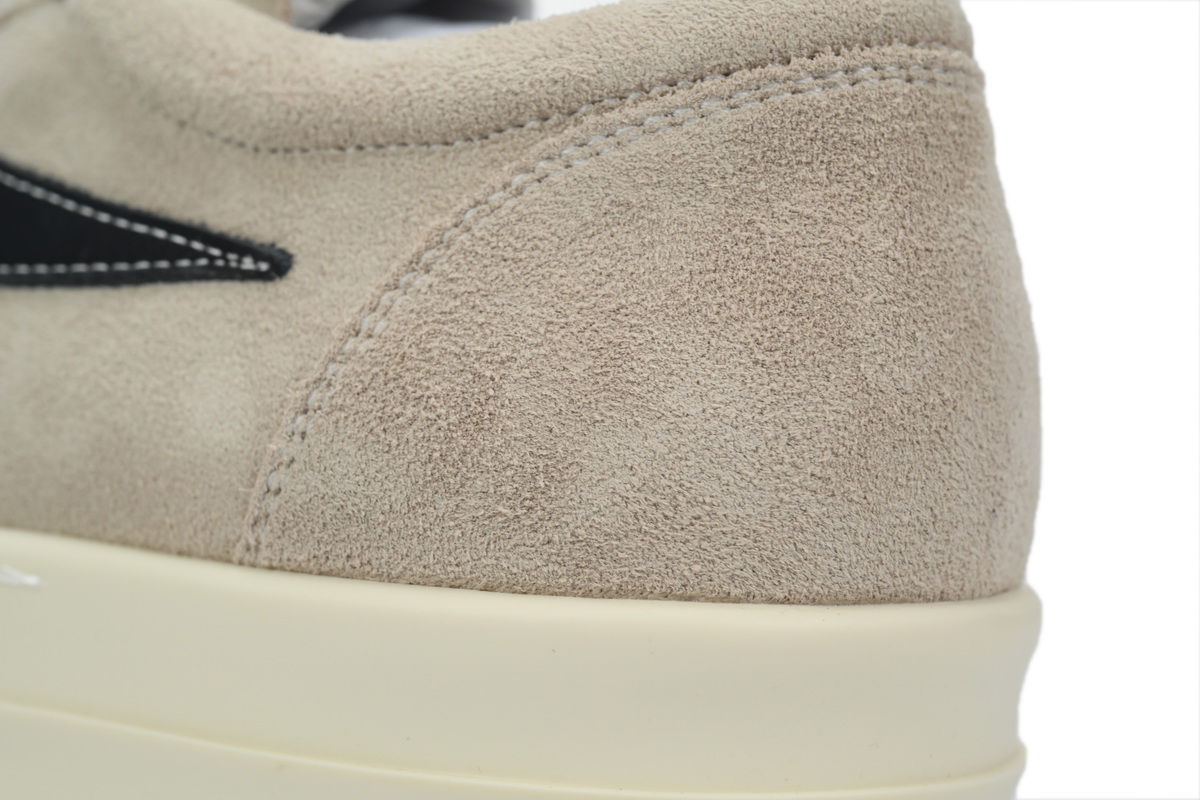 Replica Rick Owens Shoe 1911 Rick Owens Wmns Luxor Vintage Low ‘Milk Black’