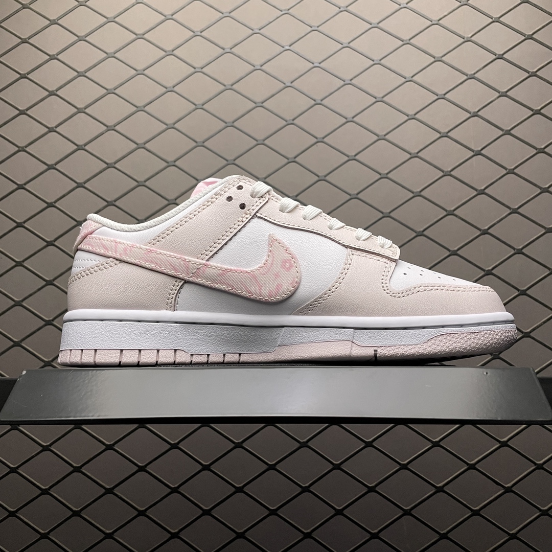Replica Nike Dunk SB Shoe NK Dunk Low Pink Paisley FD1449-100 Size 36-39