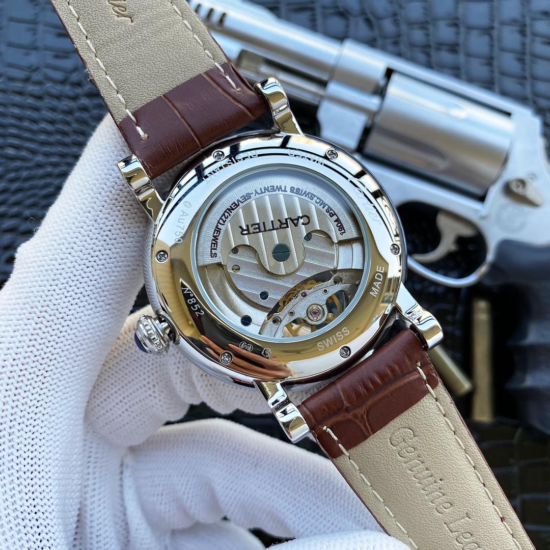 Replica Cartier 904l Stainless Steel Quartz Watch 42MM