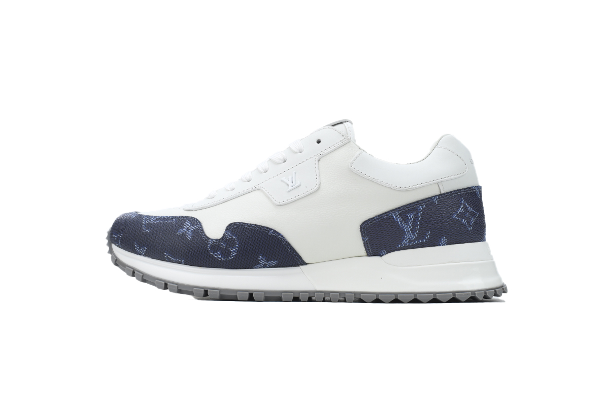 Replica LV Shoe  LV Run Away White Blue