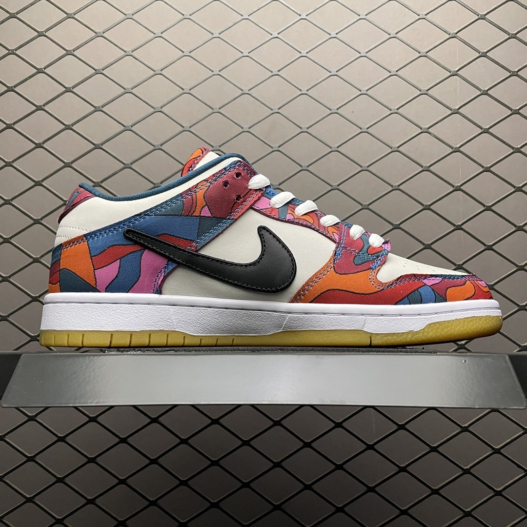 Replica Nike Dunk SB Shoe Parra x Nike SB Dunk Low Abstract Art DH7695-600 36-47.5