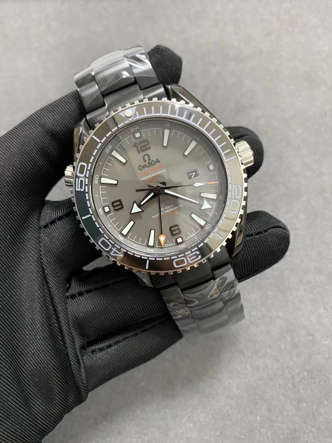 Replica Omega 904l Stainless Steel Automatic Machine Watch 44MM