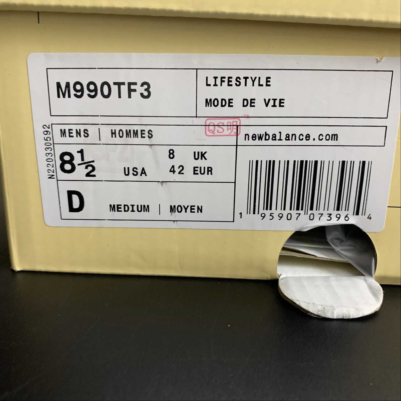 Replica New Balance Shoe New Balance NB990 M990TF3  36-45