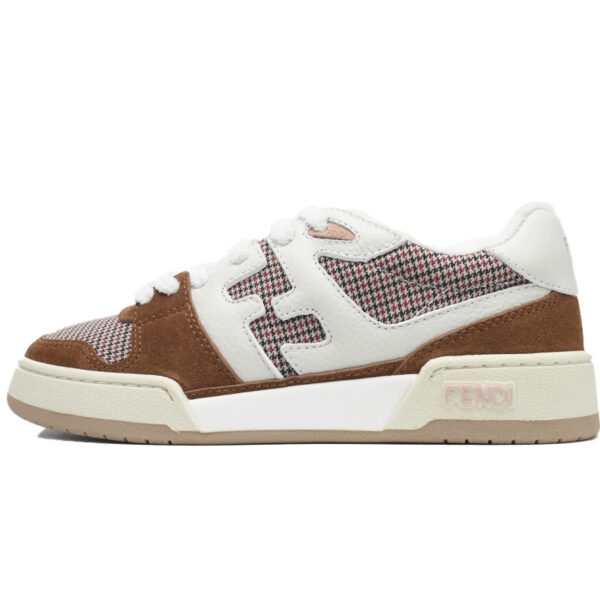Replica Fendi Shoe  Fendi Match White Brown