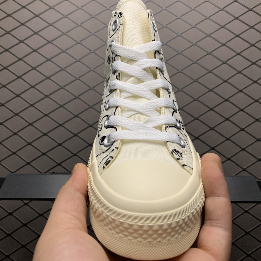 Replica Converse Shoe CDG x Converse CDG PLAY WHITE 35-44