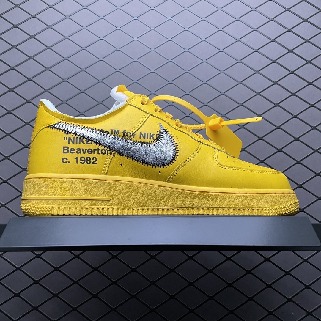 Replica OFF White Shoe Off-White X Nike Air Force 1University GoldOW DD1876-700 40-47