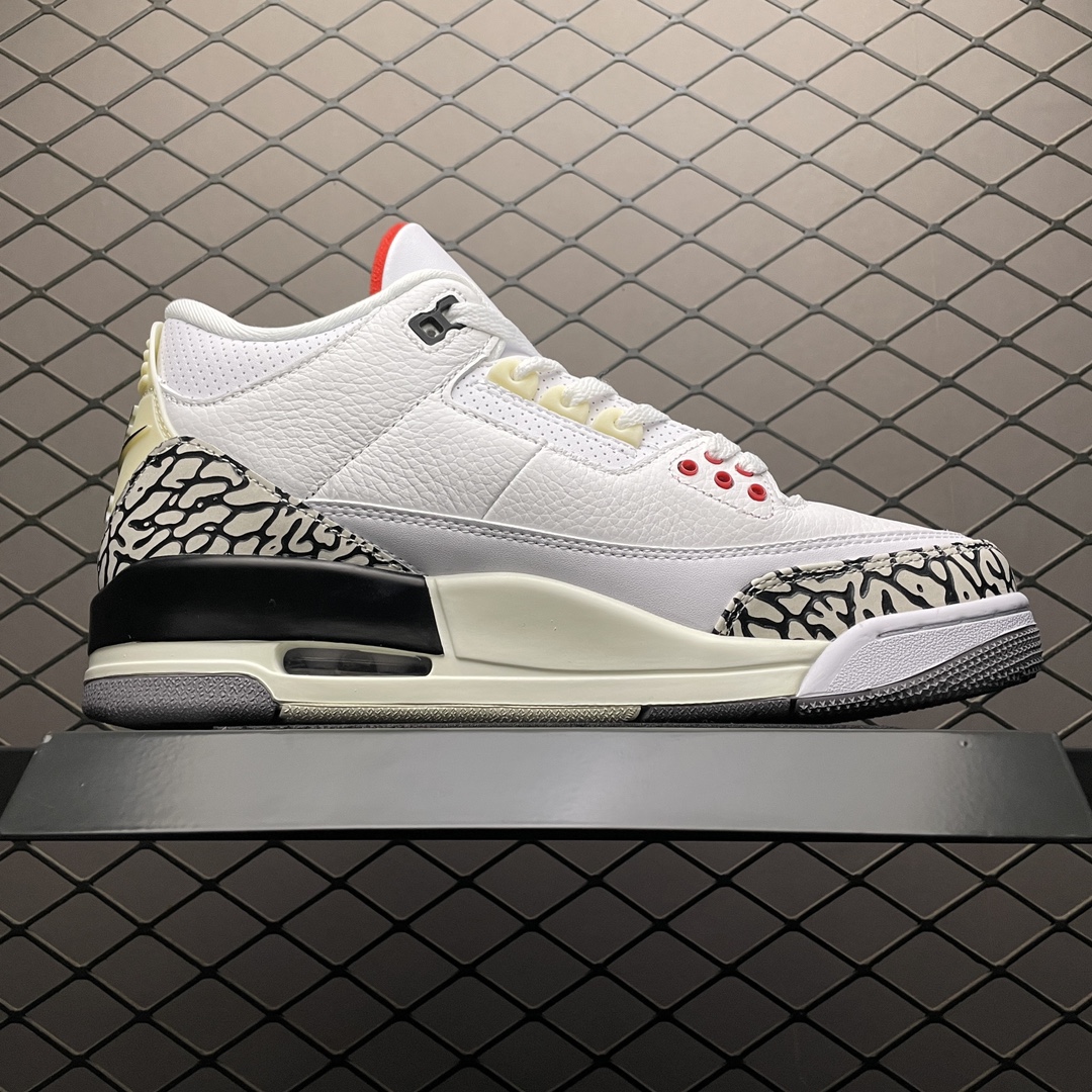 Replica Air Jordan Shoe Air Jordan 3 White Cement AJ3 DN3707-100 Size 40-47.5
