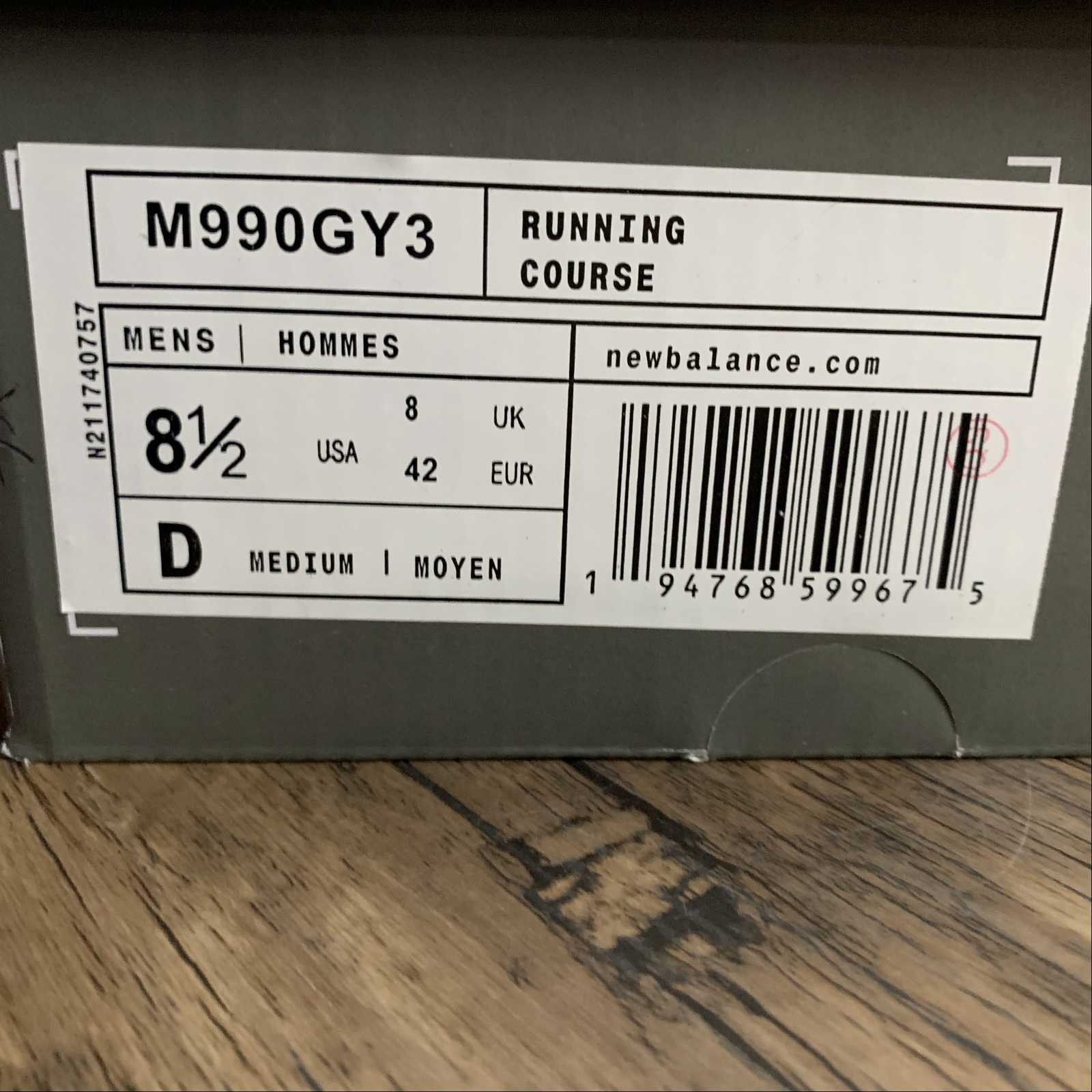 Replica New Balance Shoe New Balance NB990 M990GY3  36-45