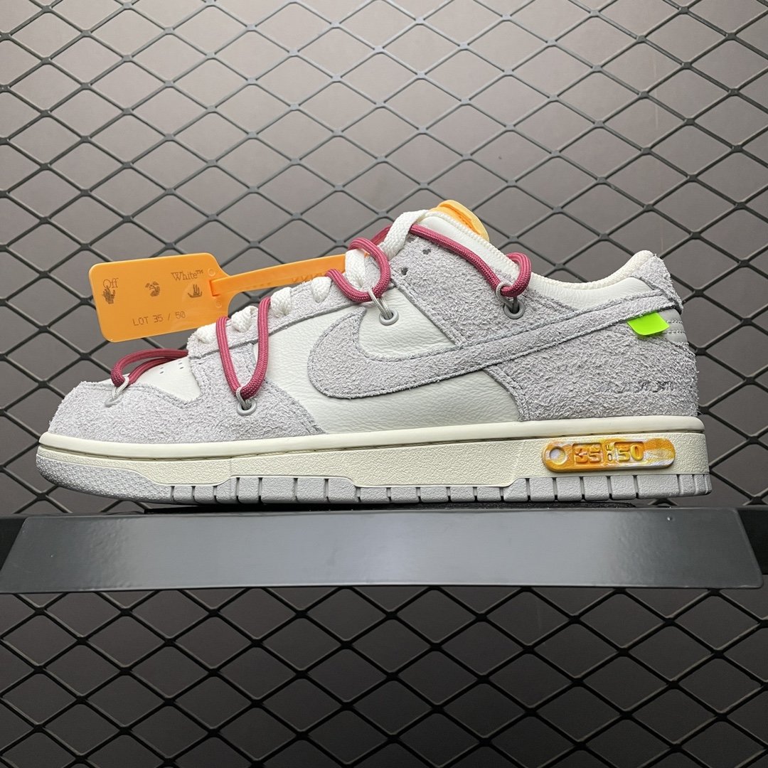 Replica OFF White Shoe Off-White x Nike Dunk OW The 50NO.37 DJ0950-114 36-46 0958
