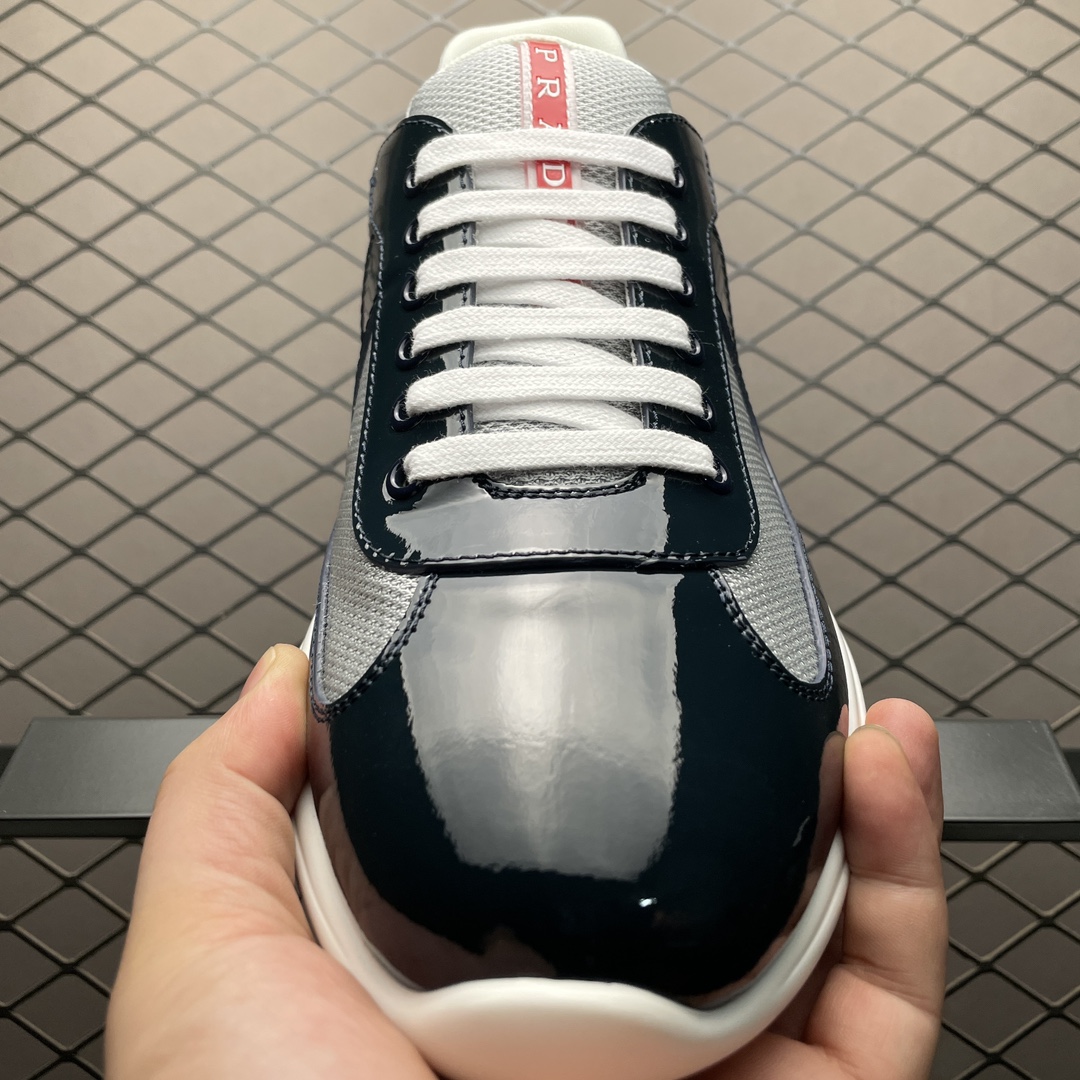 Replica Prada Shoe Prada Calzature Uomo Size 38-46 Black Gray