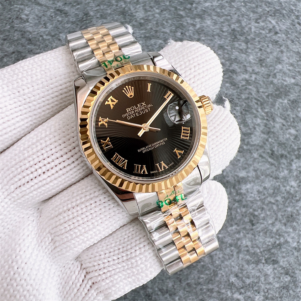 Replica Rolex Datejust 904l Stainless Steel Automatic Mechanical Watch 36mm