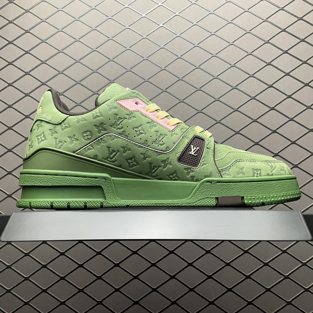 Replica LV Shoe Tyler x Louis Vuitton LV Trainer       ZP …