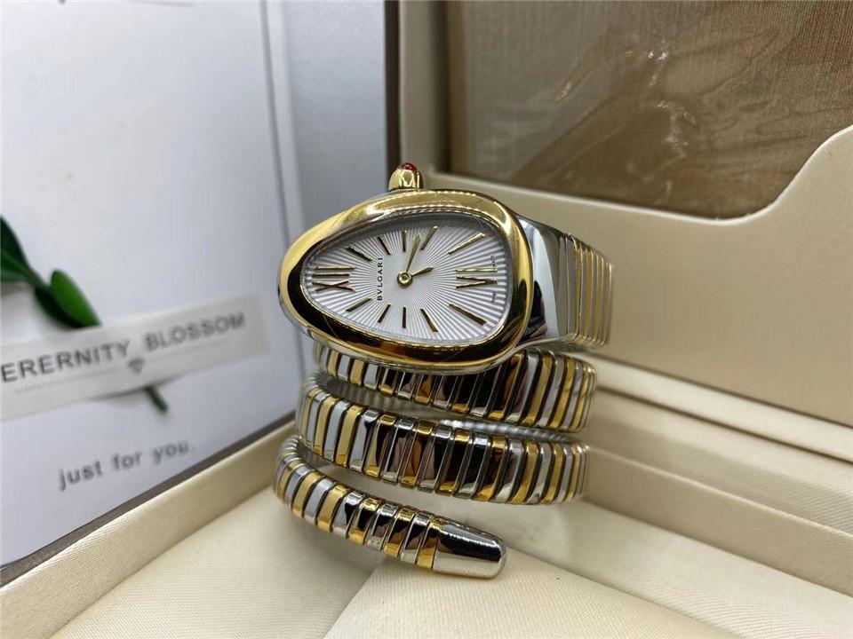 Replica BVLGARI 904l Stainless Steel Quartz Watch 35MM