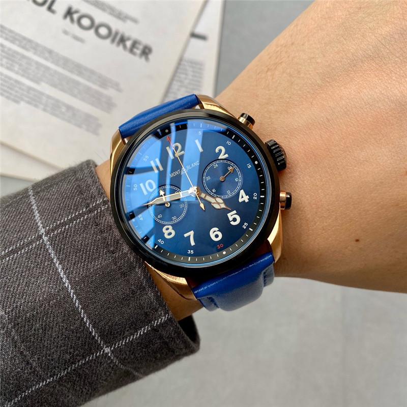 Replica Montblanc 904l Stainless Steel Quartz Watch 43MM