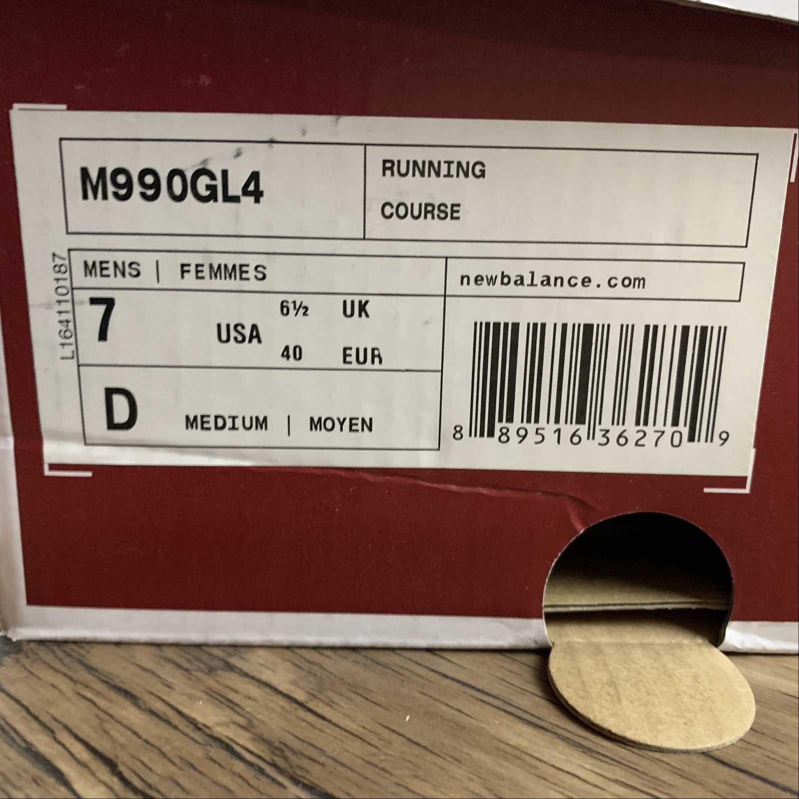 Replica New Balance Shoe New Balance NB990 M990GL4  36 37 37.5 38 38.5 39.5 40 40.5 41.5 42 4…