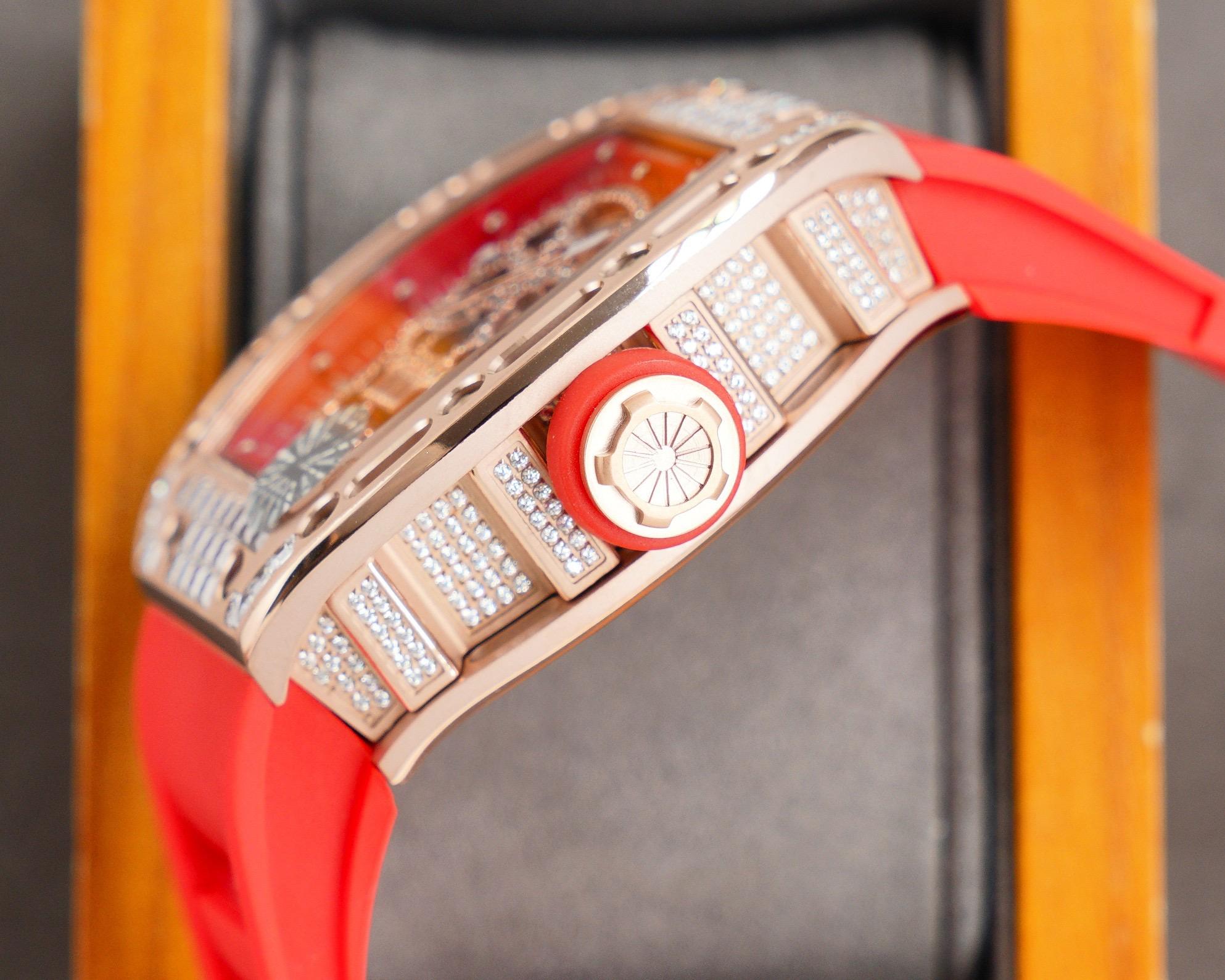 Replica Richard Mille 904l Stainless Steel Automatic Machine Watch 42MM
