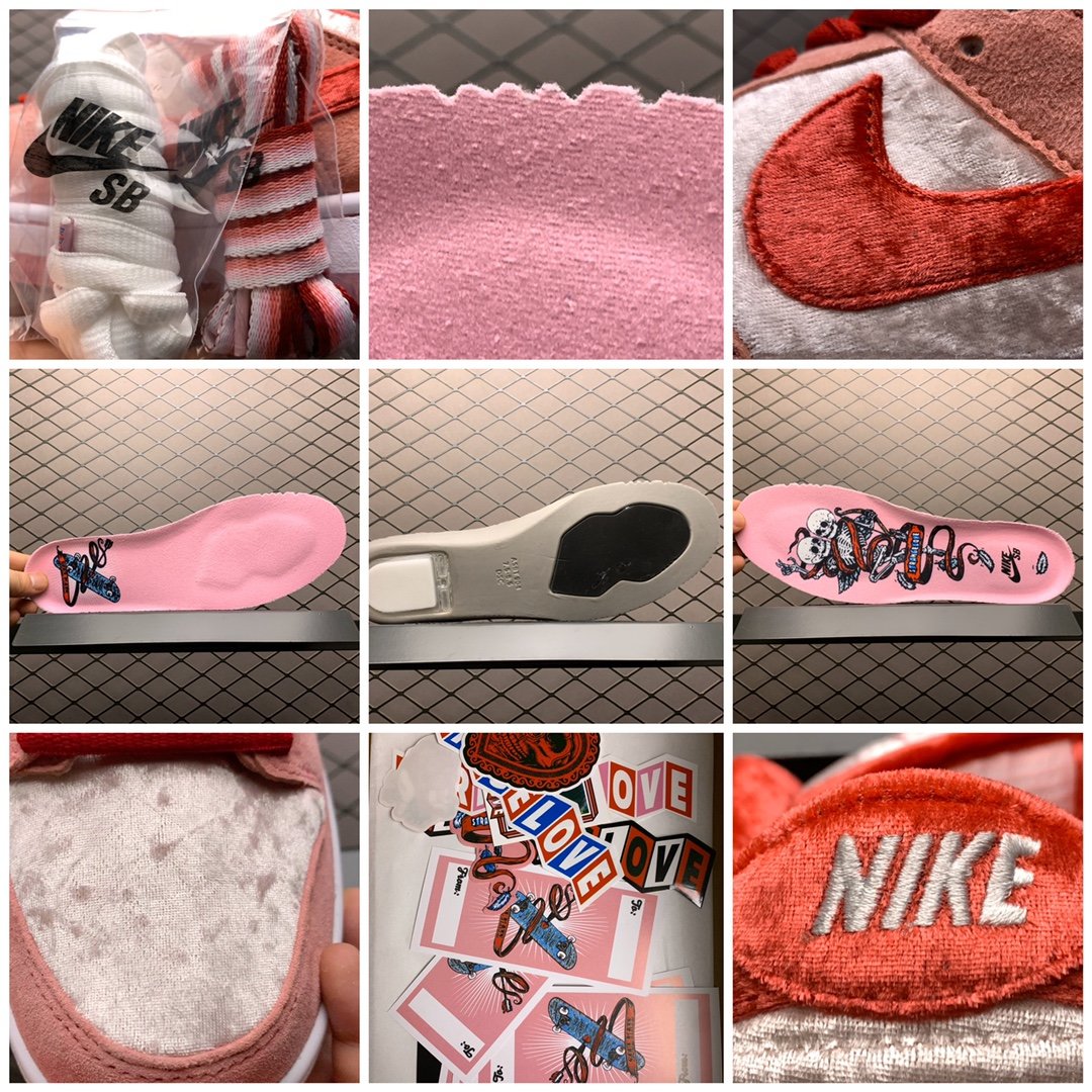 Replica Nike Dunk SB Shoe StrangeLove x Nike SB Dunk Low Valentines Day CT2552-800 36-46