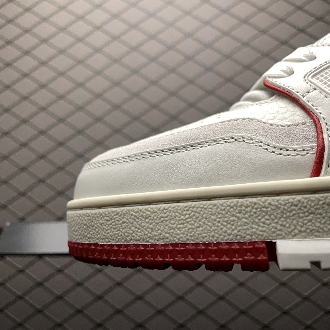 Replica Louis Vuitton Shoe Louis Vuitton LV Trainer Size 38-45 WhiteRed