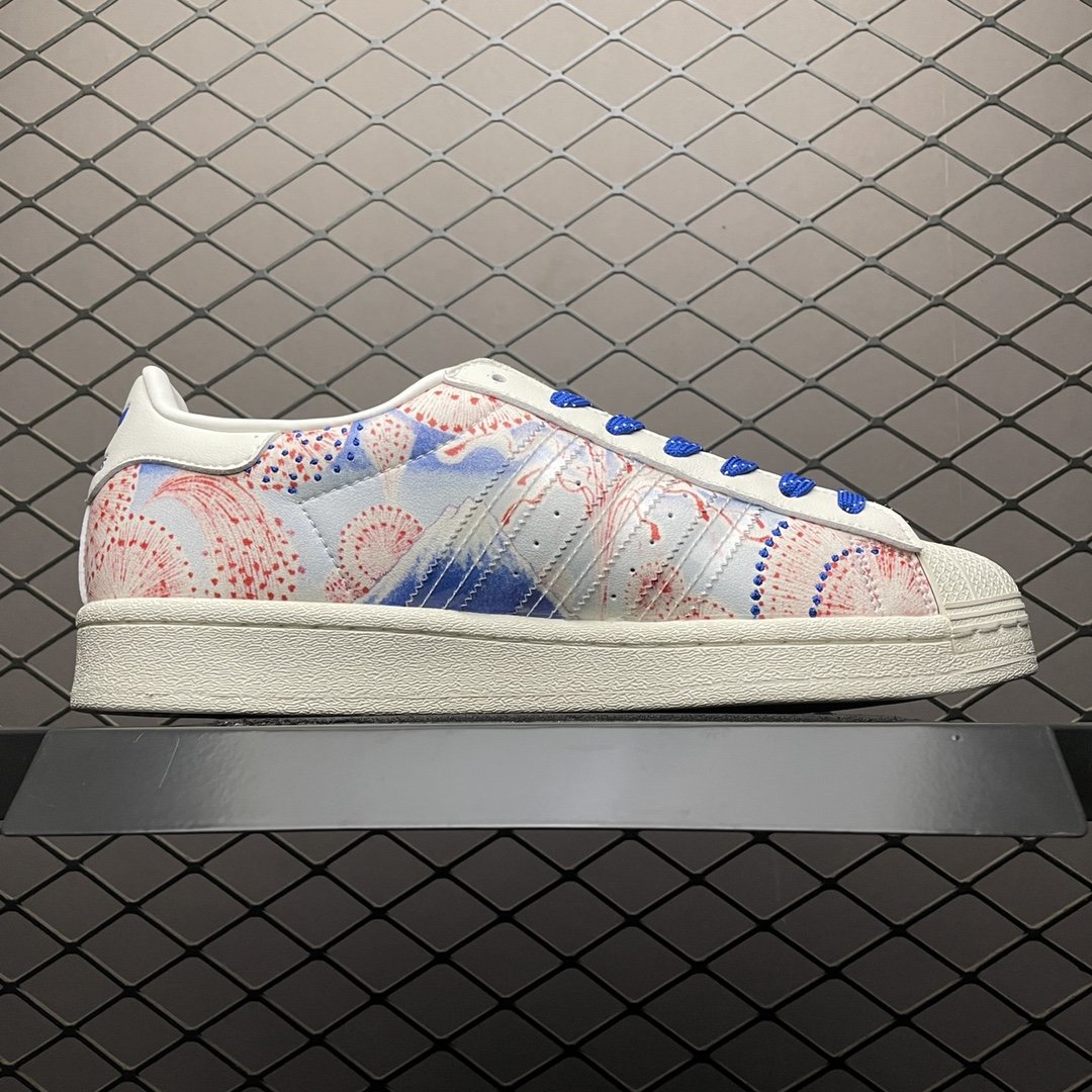 Replica Adidas Shoe Atmos x Three Tides Tattoo x Adidas Superstar GX7791 SIZE 35-45