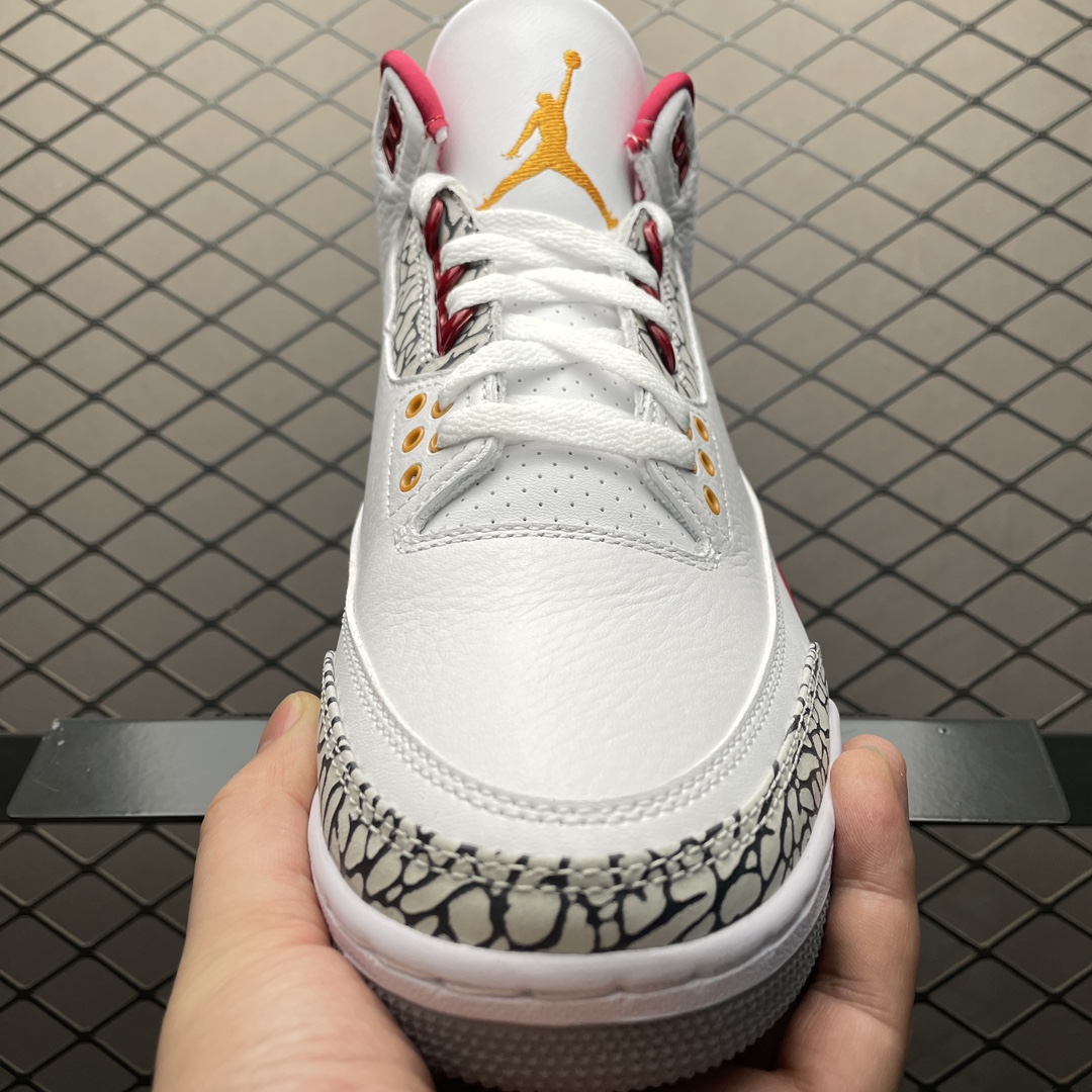 Replica Air Jordan Shoe Air Jordan 3 Cardinal Red CT8532-126 Size 40-47.5