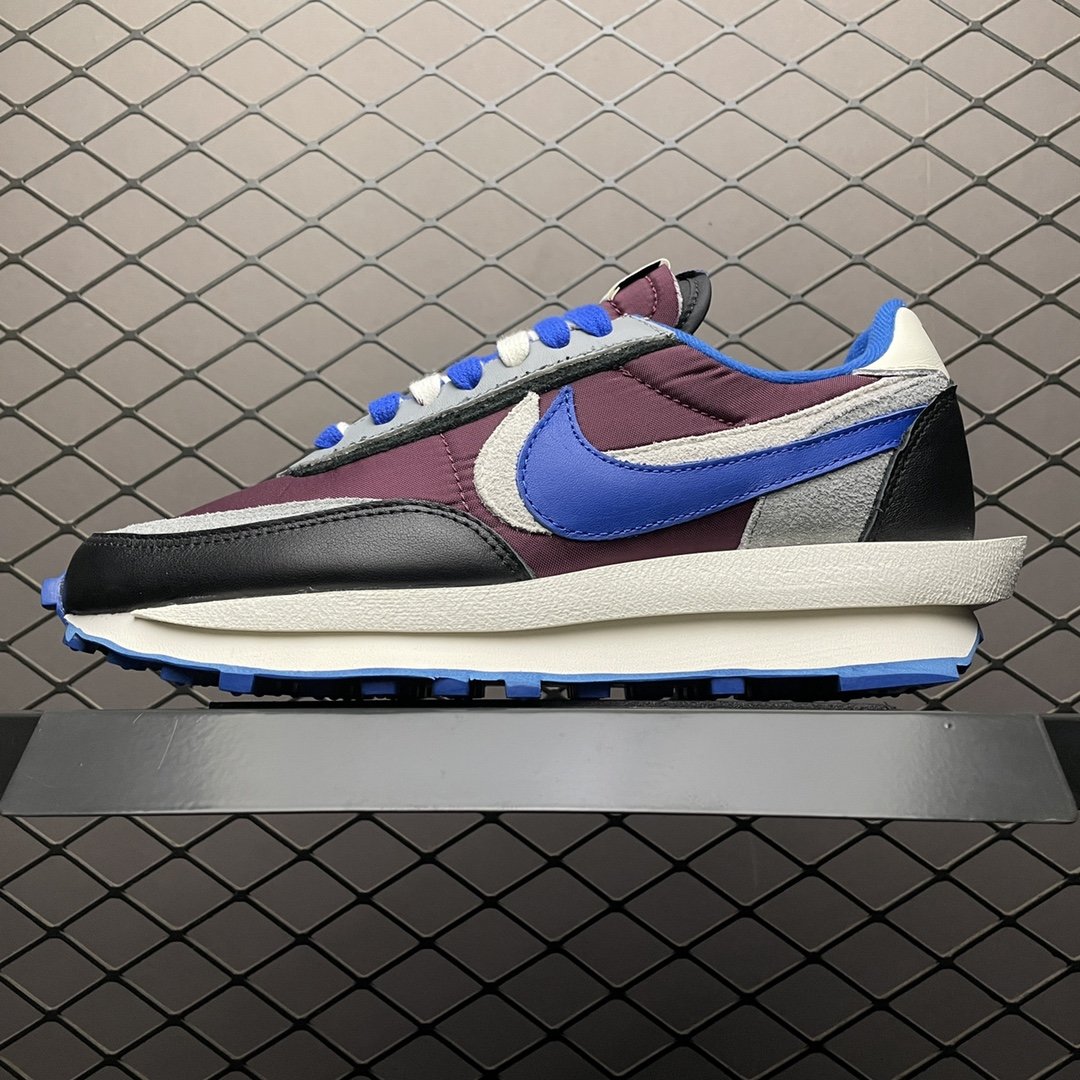 Replica Nike Shoe Undercover x Sacai x Nike LD Waffle Night Maroon Team RoyalDJ487