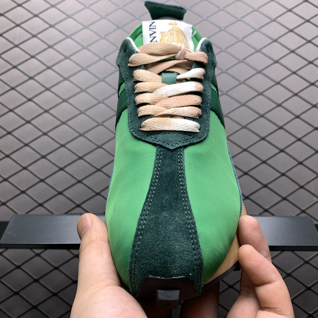 Replica Lanvin Shoe Lanvin Bumper Green Orange Size 35-40