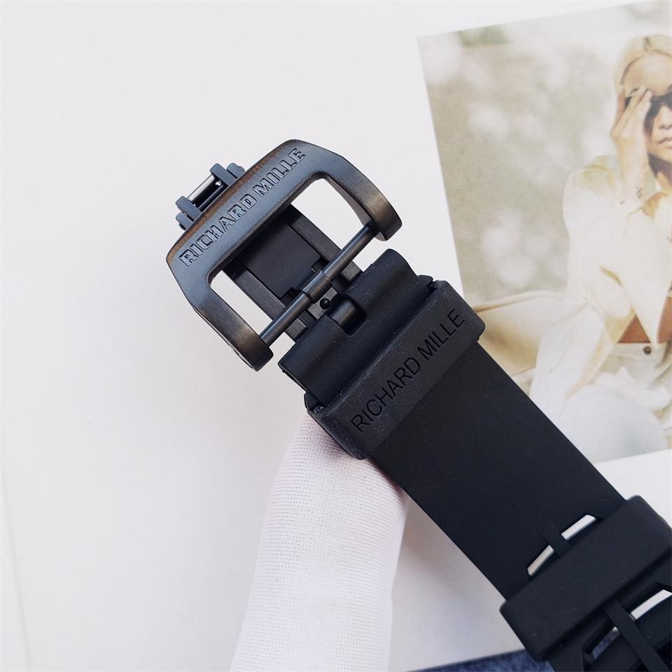 Replica Richard Mille Carbon Fiber Automatic Machine Watch 44MM