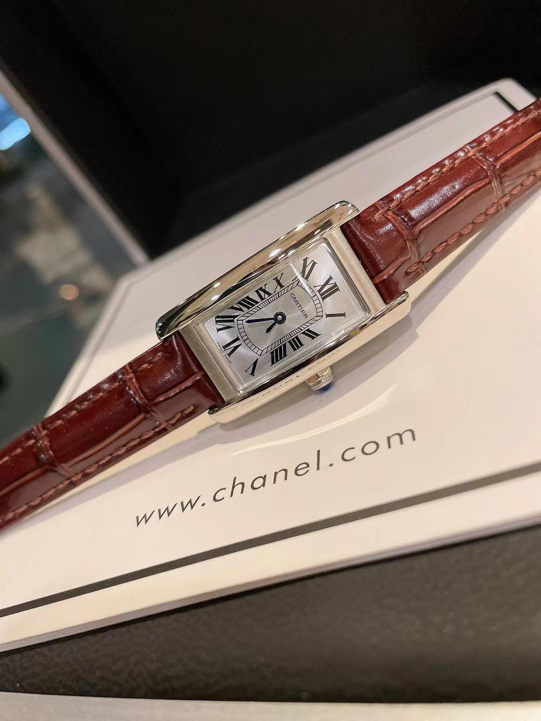 Replica Cartier Tank 904l Stainless Steel Quartz Watch 19mm×35mm