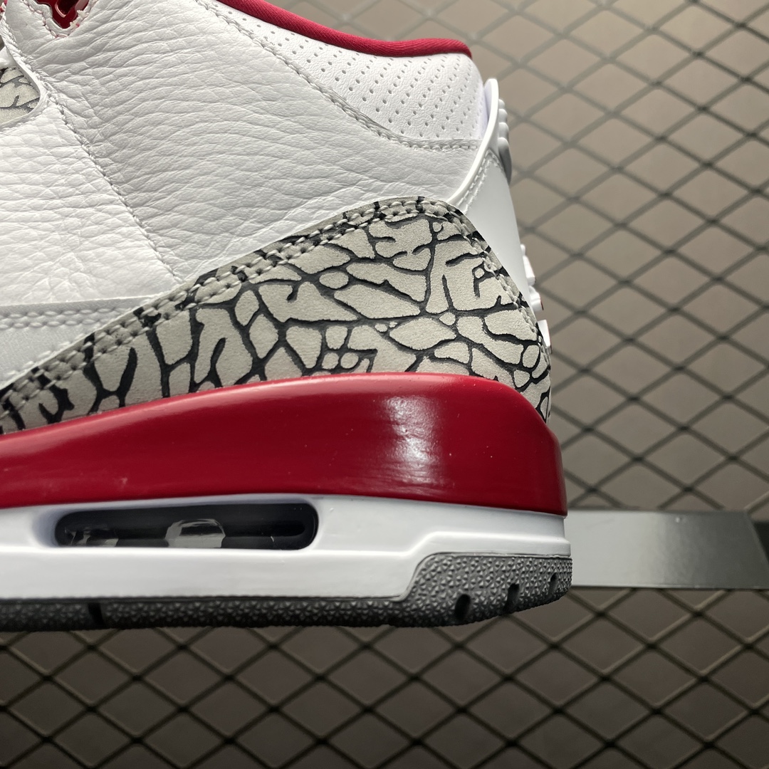 Replica Air Jordan Shoe Air Jordan 3 Cardinal Red CT8532-126 Size 40-47.5