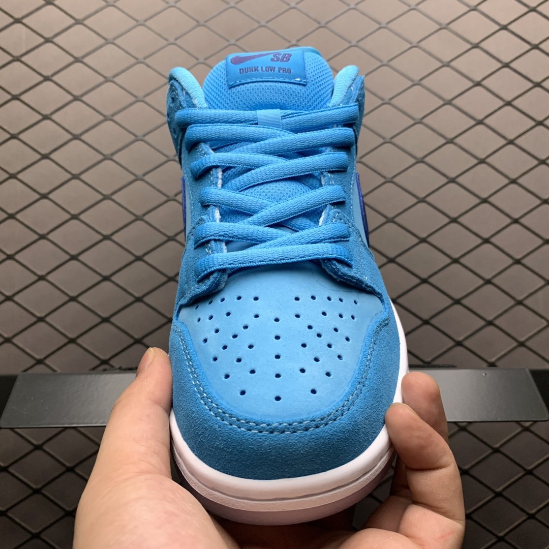Replica Nike Dunk SB Shoe Nike Dunk SB Low Blue Furry BQ6817-400 36-46
