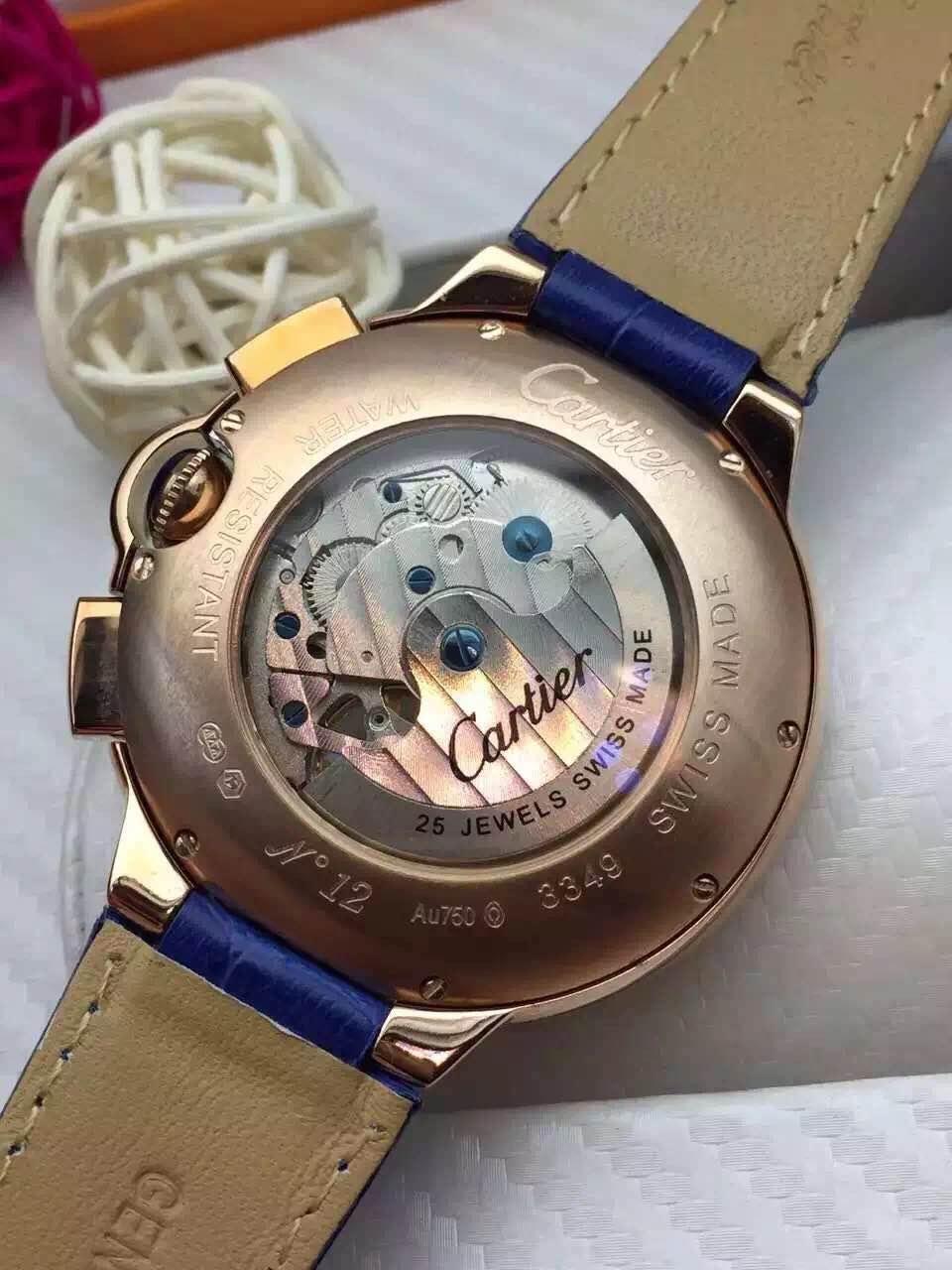 Replica Cartier Rotonde 904l Stainless Steel Automatic Mechanical Watch 44mm