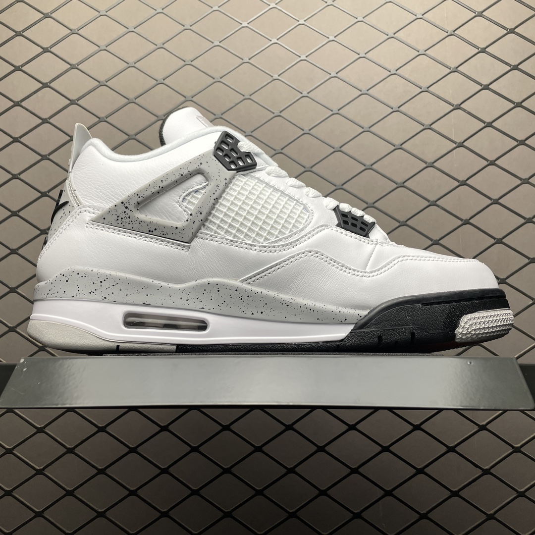 Replica Air Jordan Shoe Air Jordan 4 Retro OG 2016 White Cement AJ4 840606-192 Size 40.548.5