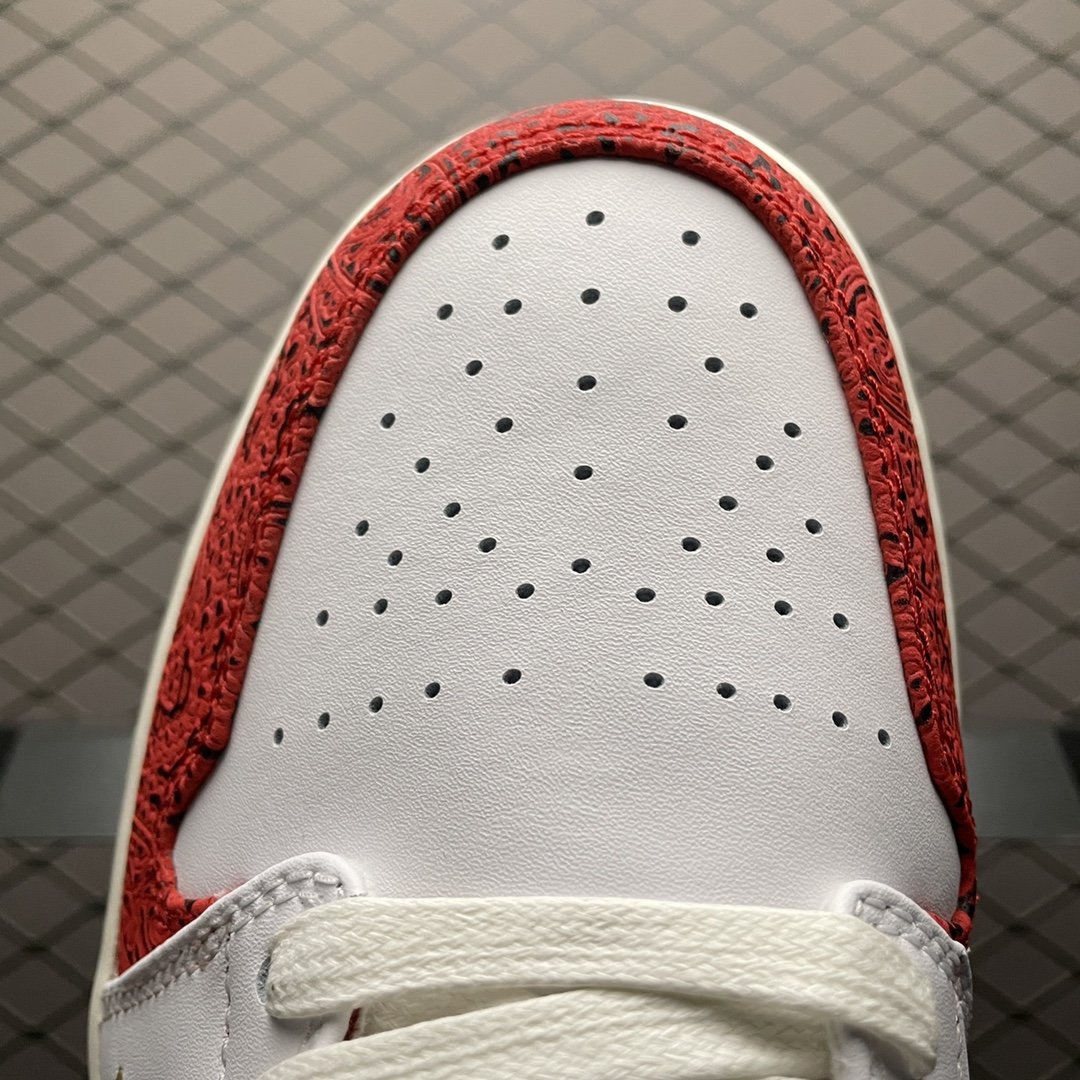 Replica Air Jordan Shoe Air Jordan 1 Low Spades Black Jack AJ1DJ5185-100 Size 40-45