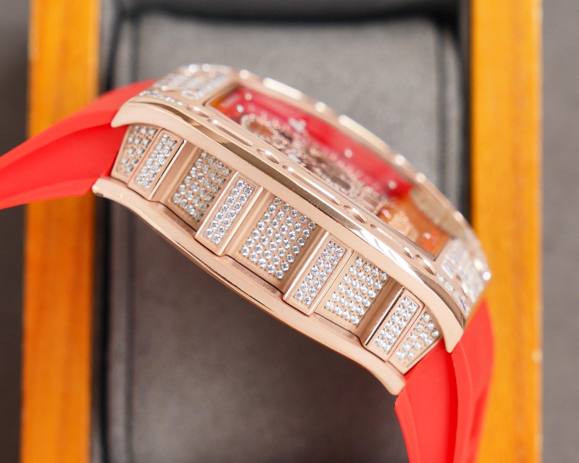 Replica Richard Mille 904l Stainless Steel Automatic Machine Watch 42MM