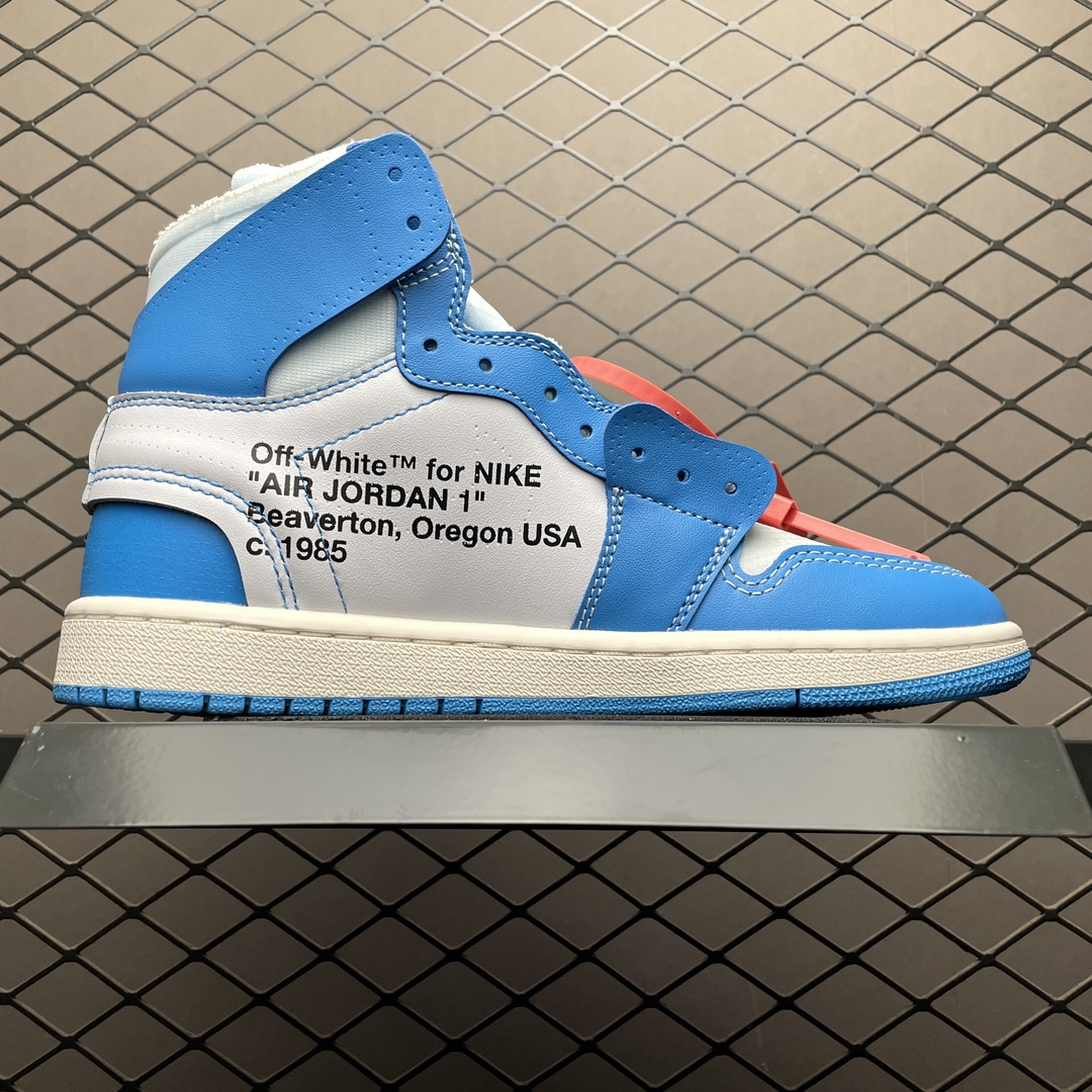 Replica OFF White Shoe Air Jordan 1 x Off-White UNC OW AQ0818-148 Size 36-47.5